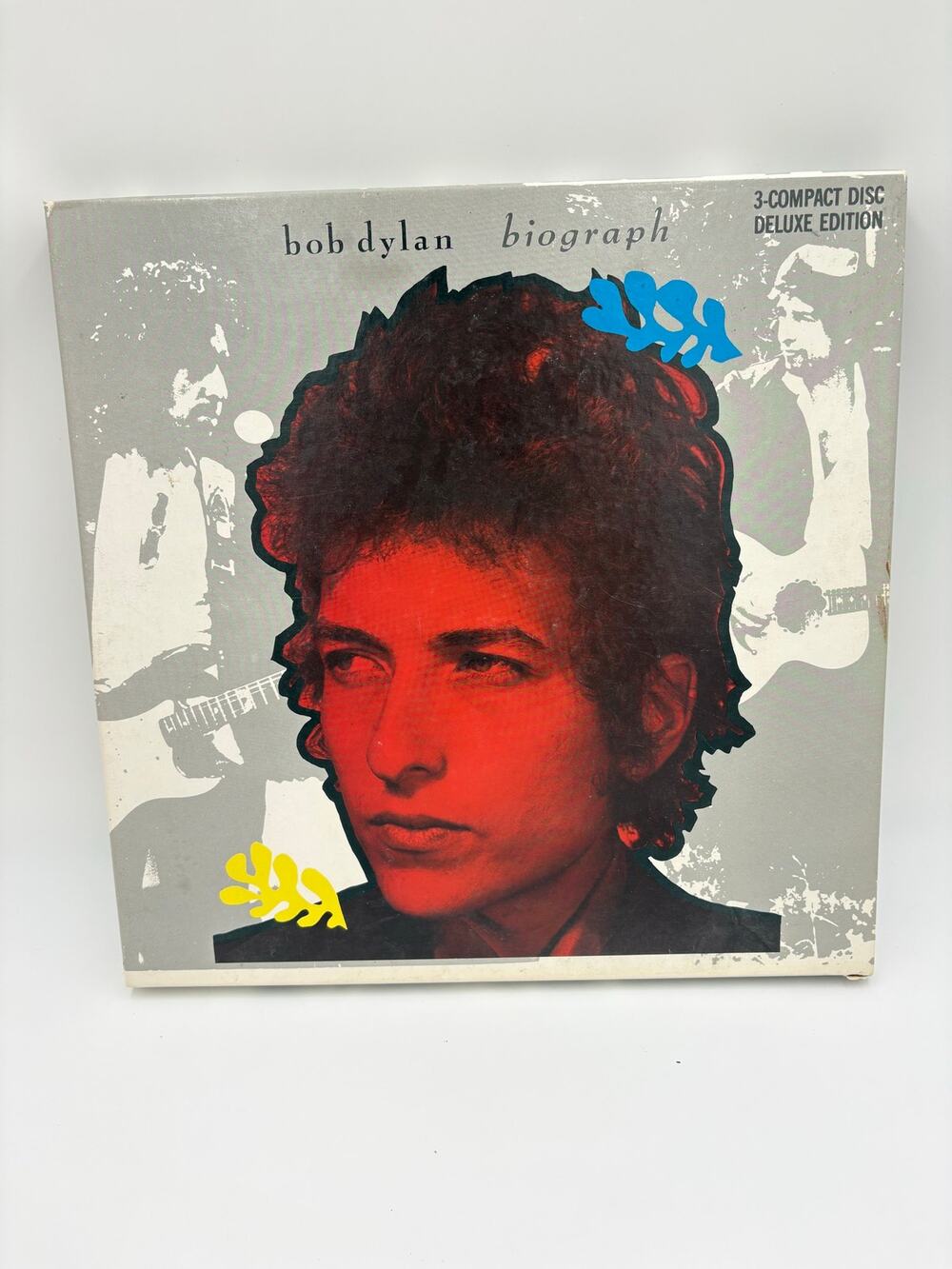 Bob Dylan Biograph 3 CD Deluxe Box Set 1985 Complete w/ Booklet